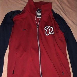 Vintage Nike red & navy dark blue jacket